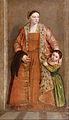 Porträt der Contessa Livia da Porto Thiene mit ihrer Tochter Deidamia, Walters Art Museum, Baltimore, 1552