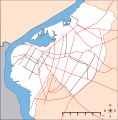 主要な幹線道路図