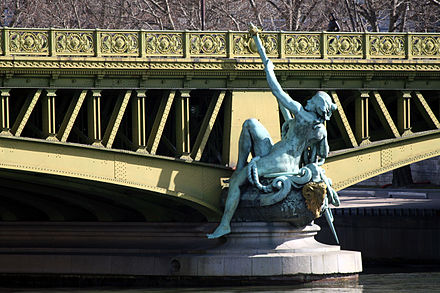 Paris - Pont Mirabeau detail