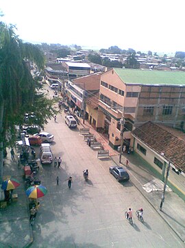 Park and street in Candelaria