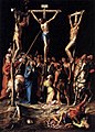 Crocifissione, di Pedro de Campaña, 1550.