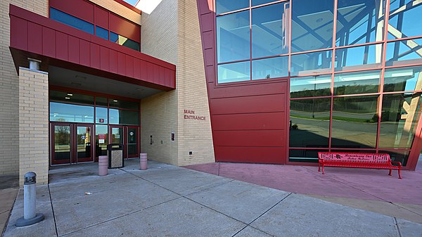 Penn Hills Senior High School entrance, Pittsburgh, PA