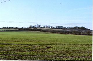 Perborough Castle hillfort in West Berkshire, UK