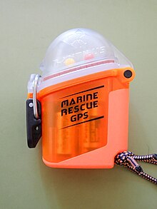 Personal locator beacon for divers - sealed for immersion Personal locator beacon for divers P9170105.jpg