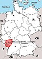 Pfälzischer Sprachraum in Deutschland