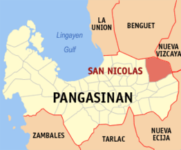 Kaart van San Nicolas