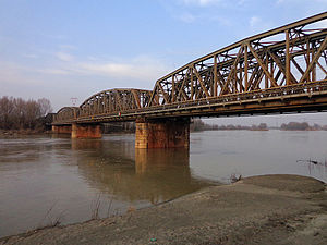 Eisenbahnbrücke Piacenza