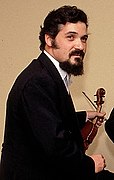 Israeli-American violinist and conductor Pinchas Zukerman