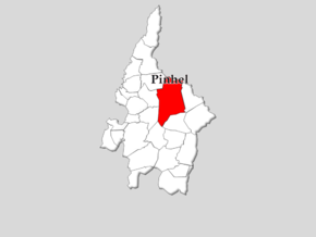 Localização no concelho de Pinhel