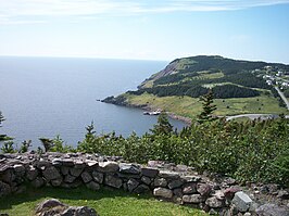 Kust van Freshwater gezien vanaf Castle Hill (2010)