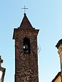 Campanile della chiesa dei Santi Jacopo e Cristofano, Podenzana, Toscana, Italia