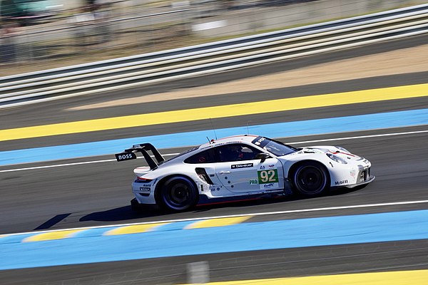 #92 Porsche 911 RSR at the 2022 24 Hours of Le Mans