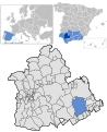 Розташування муніципалітету Осуна у провінції Севілья