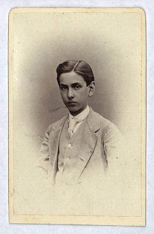 Prince Louis photographed by Franz Backofen, c. 1865