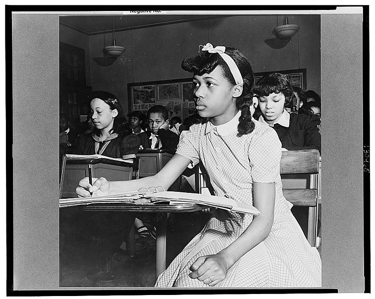 File:Pupil at the Banneker Junior High School3c30965v.jpg