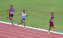 Jamal Hairane Wins the Men's 1500m First Round Race Ahead Of India's Siddhantha Adikari And Thailand's Yothin Yaprajan Qatar's Jamal Hairane Wins The Men's 1500m First Round Race Comfortably Ahead Of India's Siddhantha Adikari And Thailand's Yothin Yaprajan.jpg