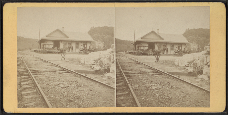 File:R.R. Depot at Rosendale, N.Y, by D. J. Auchmoody.png