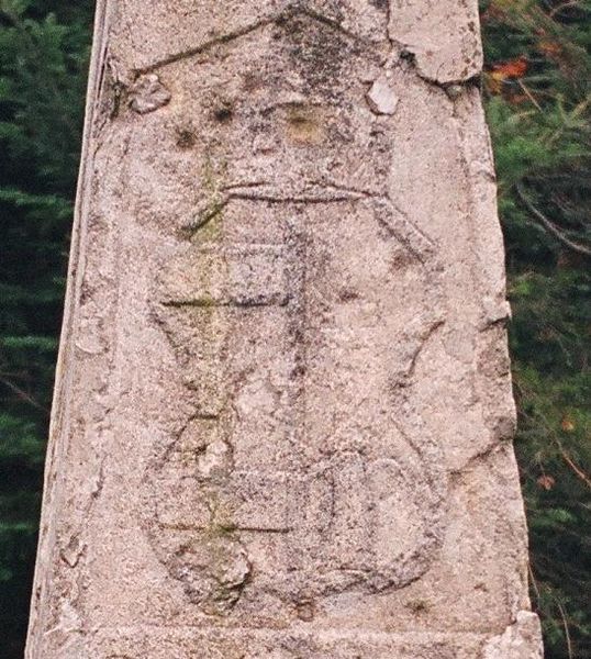 File:Radoszyce Pass border stone detail.jpg