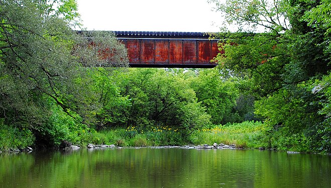 Railway bridge over Little Rouge Creek