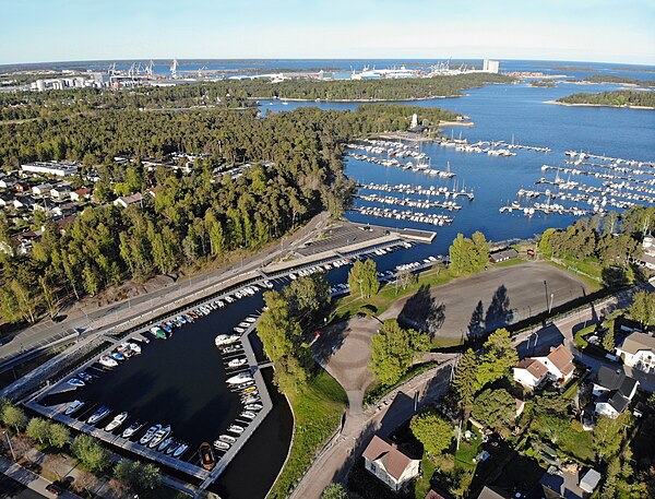 Marina in Rauma, Finland