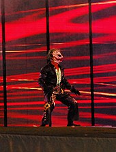 Rey Mysterio, dressed as The Joker for WrestleMania, faced JBL for the Intercontinental Championship. Ray Mysterio 2.jpg