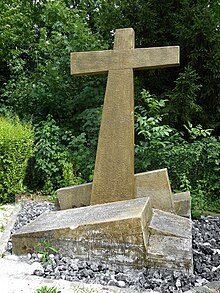 Croix de tremblement de terre Reinacher, emplacement, 47 ° 30'10.8 "N 7 ° 36'07.5" E