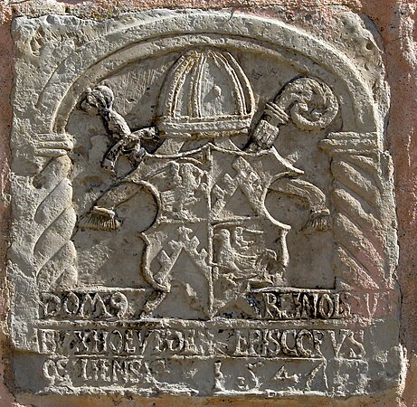 Coat of arms of Reinhold von Buxhoeveden in Koluvere Episcopal Castle Author: Athanasius Soter