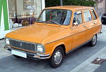 La Renault 6 dopo il restyling del 1974