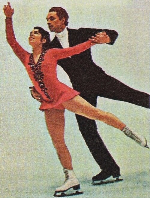 Irina Rodnina and Alexei Ulanov, in 1972