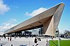 Rotterdam Centraal has been completely reconstructed and now features a striking roof over the main concourse