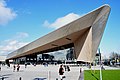 Het nieuwe stationsgebouw in februari 2014 van Rotterdam.