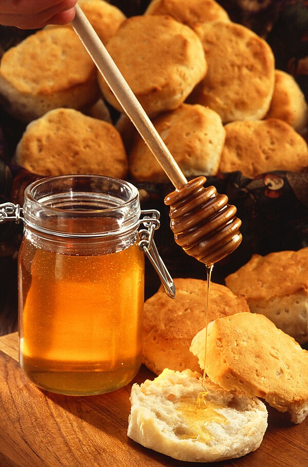 Biscuits with honey