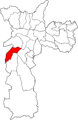 Umístění subprefektury Campo Limpo v São Paulu