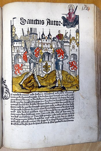 Sachsenchronik Bote 1492 Sankt Autor (Stadtbibliothek Braunschweig)