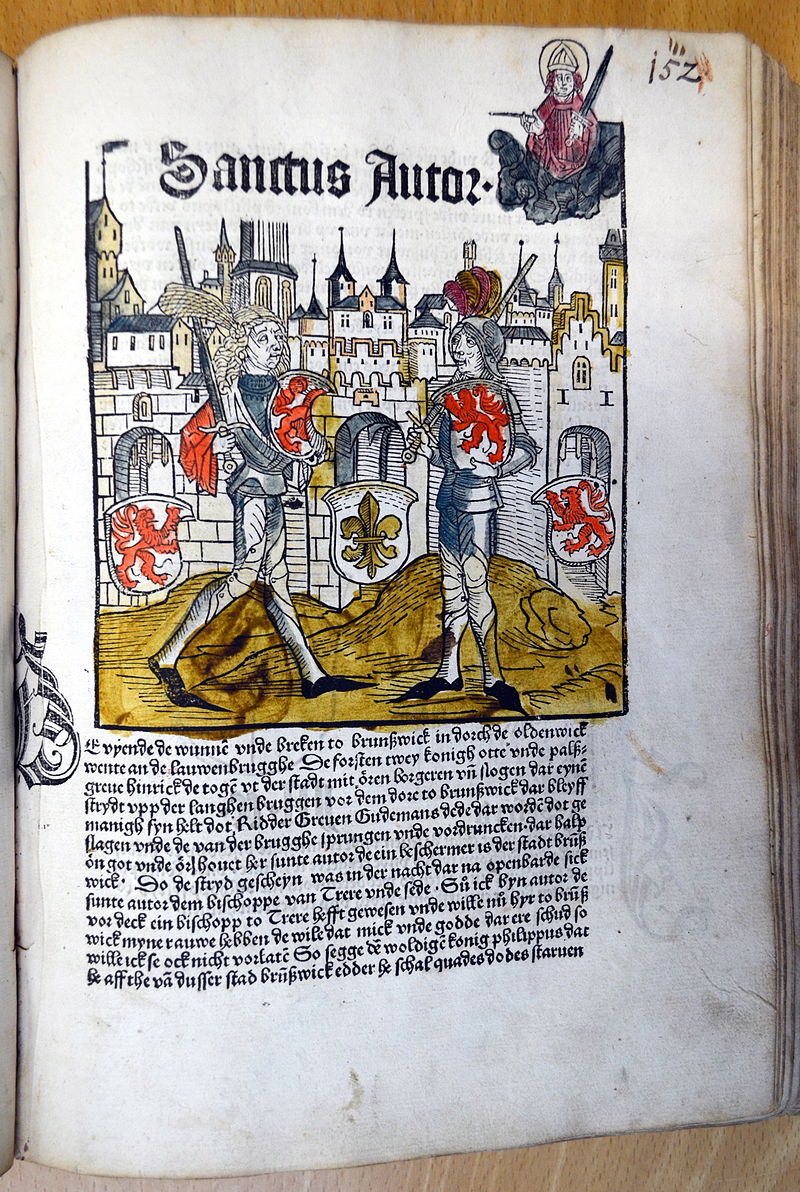 Auctor oder Sankt Autor 800px-Sachsenchronik_Bote_1492_Sankt_Autor_%28Stadtbibliothek_Braunschweig%29