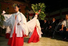 前立天冠　巫女　伊勢神宮　巫女頭飾り　巫女舞　神楽　神社