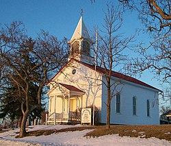 Salem Church, a historic site on State Route 255