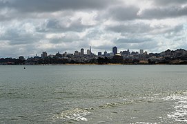 San Francisco from Torpedo Wharf in the morning