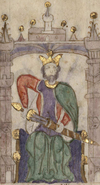 Sancho II de Leão e Castela - Reyes'in Özeti (Biblioteca Nacional de España).png