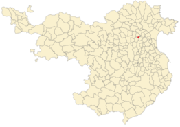 Kaart van Santa Llogaia d'Àlguema