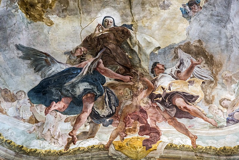 File:Santa Maria degli Scalzi (Venice) - L'apoteosi di santa Teresa (1722-24) - Giambattista Tiepolo Close-up.jpg