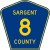 Sargent County Route 8 ND.svg