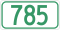 Saskaçevan yo'nalishi 785.svg