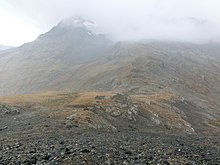 Scalettapass, gesehen vom Grat zum Scalettahorn.