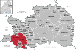 Schwäbisch Gmünd - Localizazion