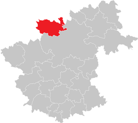 Poloha obce Schweiggers v okrese Zwettl (klikacia mapa)