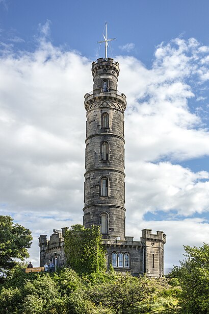 How to get to Nelson Monument, Edinburgh with public transport- About the place