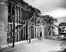 Demolition on the second floor, January 1950 Second Floor Corridor of the White House-01-03-1950.jpg