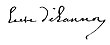 Signature de Charles François de Lannoy