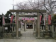 日本大阪神明神社的神明鸟居